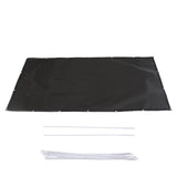 Grill Heat Shield Mat Fiberglass Rain and Fire Proof Easy Cleaning Grill Fence Protector for Outdoor V1294-YM0901-3111250044012