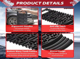 Off-Road Traction Plates Pack of 2 - Portable emergency tool for extra grip on snow, ice, mud, and V1188-ZXY-117-0043