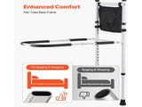 Bed Rail for Elderly, Bedside Assist Rails with Supporting Leg and PU Handrail, Adjustable Height V952-TBZCCBSTBZCBPSMCX001V0