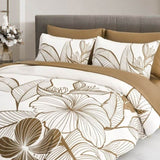 SOFT Floral Comforter Set, King Size, Plush Winter Bedding with Pillowcases V745-MAB010943AJ3