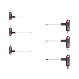 Wurth 6pcs Set of 2C T-Handle Hex Keys V563-061311406