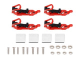 4 Sets Roof Shovel Mount Heavy Duty Multipurpose Metal Rubber Clamp Mounting Bracket for Roof V1294-YM0901-3114240060112