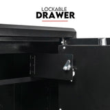 Dual Key Lock Safe Safety Box Security Code Lock Box Fire Proof Heavy Duty 80L V379-FIRESAFE720004