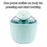 Pink 500ML Compact Electric Ice Cream Maker - Portable Quick Iced Drink Bucket & Soft Serve Machine V888-ELOSUNG45779