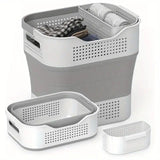 Multi-functional Folding Laundry Basket Hassle-free Storage, One Basket for All Your Clothes V1232-ZTXYL005