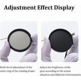 Sunglasses, Adjustable Tint Sunglasses Smart Tint, Scratch-Resistant, Retro Matte Finish for Men & V1366-AZ2-W-11406