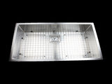 810x505mm Handmade 1.5mm Stainless Steel Undermount / Topmount Kitchen Sink with Square Waste V63-817883