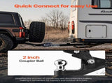 Pintle Hook, 7256 kg Capacity, Pintle Hook Hitch for 50.4 mm Hitch Hook Military Receiver, V952-LJQXHTGDGQ2IPCCGVV0