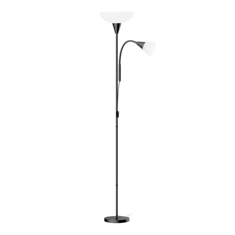 Artiss Floor Lamp Mother and Child Modern Home Living Room Office Reading Black LAMP-FLOOR-SF-1171-BK