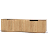 Artiss TV Unit Entertainment Unit Storage Cabinet 180cm Pine FUR-U-CT04-TV180-WD-AB