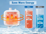3500W Electric Tankless Water Heater Shower Head Set with LCD Display,Instant Hot Water for Home V1369-AZ3-W-22137