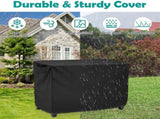 Waterproof Outdoor Prep Movable Dining Cart Pizza Oven Patio Grill Table Cover 104*61*81Cm Smile V1189-LWWAL-20260327-04459