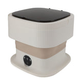 Mini Foldable Washer 60W 10L Capacity IPX4 Waterproof Portable Washing Machine for Dorm Travel V1294-YM0901-3113240009811