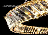 Modern Crystal Flushmount Chandeliers, Remote Control V178-24051