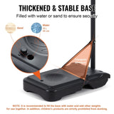 VEVOR Basketball Hoop, 5-7 ft Adjustable Height Portable Backboard System, 32 inch Basketball Hoop & V952-LQK32CKWDJ009EFGVV0