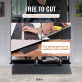 VEVOR 4 cm Rise Cuttable Threshold Ramp for Sweeping Robot, 90 cm Wide Natural Rubber Wheelchair V952-SXSNLYPDGB1351X9MV0