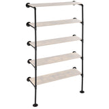 VEVOR Industrial Pipe Shelf 5 Tier 2PCS 11.8in W Wall-Mount Planks NOT Included V952-JSGZWJYGWMBHDL9HWV0