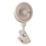 Oscillating Desk Clip On Fan Telescopic 4 Speeds Quiet USB Rechargeable Portable Small Stand Fan V1294-YM0901-3113240113511