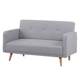 Picasso 2 Seater Fabric Sofa Lounge Couch Grey V315-VOL-PICA-01