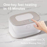 Grey USB-Powered Baby Wet Wipes Warmer - Portable and Adjustable Heating V888-ELOSUNG16079