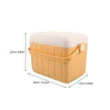 Compact Insulated Cooler Box with High-Performance Materials for Camping, Road Trips, and Outdoor V1370-AZ4-17319