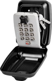 Waterproof Outdoor Wall-Mount Key Lock Box with Push-Button Combination, Black V1188-MS-731-060