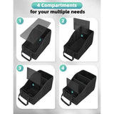 Car Multi-Compartment Organizer Non-Slip & Spacious, 4-Section Storage for a Tidy Interior V1232-HBXSNX006