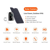 BDI F1 Full HD WiFi IP Camera with Solar Panel V28-ELEBDIF1
