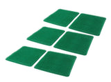 6 Pcs Chicken Nesting Box Pads PE Chicken Nesting Pads for Coop Chicken Egg Laying Accessory Green V1294-YM0706-3111230177312
