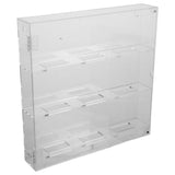 Clear Acrylic Hockey Puck Display, Wall Mounted, Space-Saving, Dust-Proof, Universal Fit V1192-AZ-W-24847