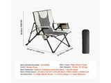 Folding Camping Chair, 3 Reclining Positions, Outdoor High Back Camping Chair, 260lbs Weight V952-PTTYGBTYRDXHFQV64002V0