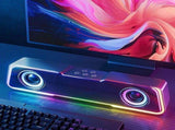 Wireless Bluetooth Sound Bar Speakers, Colorful Compact Portable for TV Computer Desktop Karaoke V1370-AZ4-18792