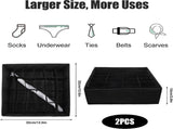 Underwear Storage Boxes - 2 Pieces - 24 Compartments - Drawer - Bra - Sock V1188-MS101-01989-1