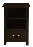 Tasmania 1 Drawer Solid Mahogany Timber Lamp Table V199-LT001PNC