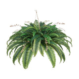 VEVOR Artificial Boston Fern Large Plastic Fern 80 Branches Indoor Outdoor Decor V952-XDSRZJLZWBHH076QJ001V0