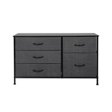 Levede Storage Cabinet Tower Chest Dark Grey CH1097-DG