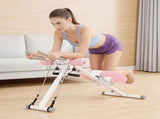 Centra Ab Machine Abdominal Exerciser Knee Protection Foldable Home Gym Cruncher SP1073-WH-AU