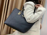 Women'S Handbag Set Large Capacity Tote Bag Shoulder Bag For Women Crossbody - Black - Size 35-13-28 V1347-127-43258-BLK-35-13-28