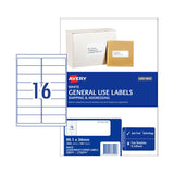AV Gen Lbl L7162GU 16Up Pk100 DS-AV938202