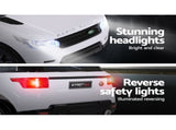 Rigo Kids Electric Ride On Car SUV Range Rover-inspired Cars Remote 12V White RCAR-RANGEROVER-WH