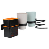 Multifunctional Space Aluminum Bathroom Storage Rack Hair Dryer Toothbrush Holder V1294-YM0901-3112200098311