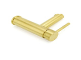 Brushed Gold 7.5L/min Kitchen Laundry Round Basin Mixer Vanity Sink Faucet Tap V1233-KRD101G