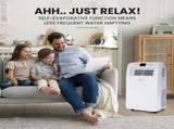 CARSON 2.9kW Reverse Cycle Portable Air Conditioner and Heater, with Dehumidifier, Cooling and V219-COLPCHCA23RA