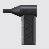 Black High-Speed Mini Turbo Fan for Camping and Outdoor Use - Handheld 130,000 RPM Brushless Blower V888-ELOSUNG11700
