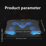 Laptop Cooling Pad Five-Core Cooling Foldable Stand Adjustable Stand Laptop - Blue - Size Universal V1102-889-188942-BLU-UNIVERSAL