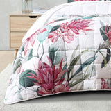Bianca Nikita White Polyester Coverlet Set Queen/King V442-BCA-COVERLETS-NIKITA-WHITE-KI