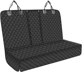 600D Dog Bench Car Seat Cover, Waterproof Non-Slip Pet Backseat Protector for Cars, SUVs and Trucks, V1189-LC-AMZ-00156