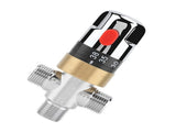 G1/2in Bathtub Thermostatic Mixing Valve Water Temperature Pipe Basin Thermostat Control V1294-YM0727-JY14021