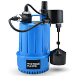 PROTEGE Tight Access Clean/Grey Water Submersible Sump Pump, Vertical Float Switch V219-PMPWTPPTCG1A