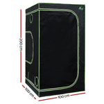 Green Fingers Grow Tent 100x100x200CM Hydroponics Kit Indoor Plant Room System GT-D-100X100X200